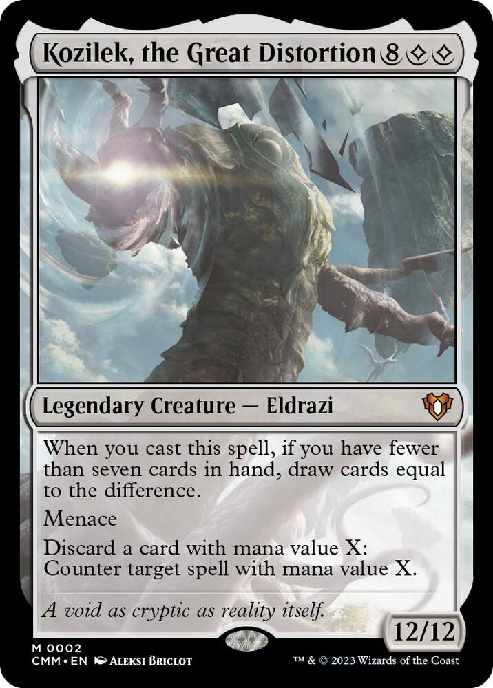 Kozilek, the Great Distortion 2 (Commander Masters)  - Foil | Good Games Adelaide SA