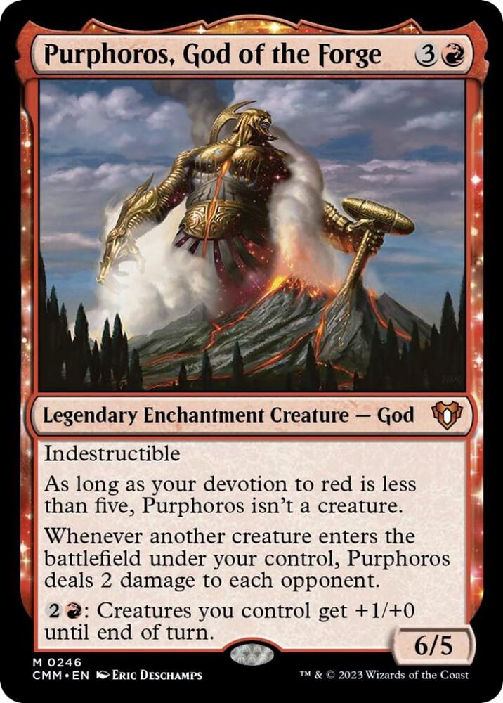 Purphoros God of the Forge 246 (Commander Masters)  | Good Games Adelaide SA