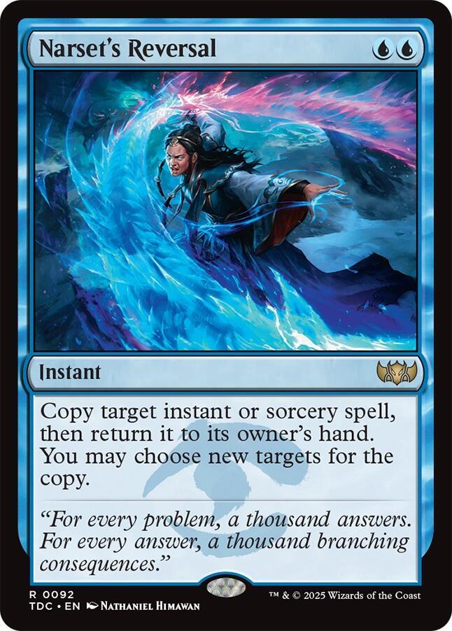 Narset's Reversal 92 (Commander: Tarkir: Dragonstorm)  | Good Games Adelaide SA