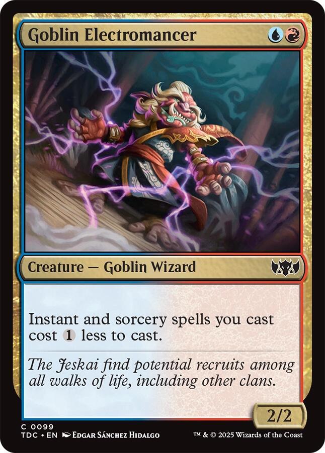 Goblin Electromancer 99 (Commander: Tarkir: Dragonstorm)  | Good Games Adelaide SA