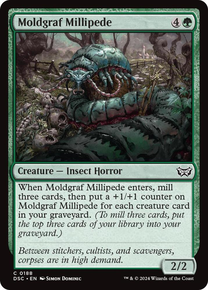 Moldgraf Millipede 188 (Commander: Duskmourn: House of Horror)  | Good Games Adelaide SA