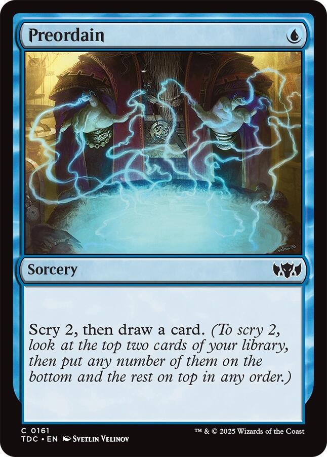 Preordain 161 (Commander: Tarkir: Dragonstorm)  | Good Games Adelaide SA