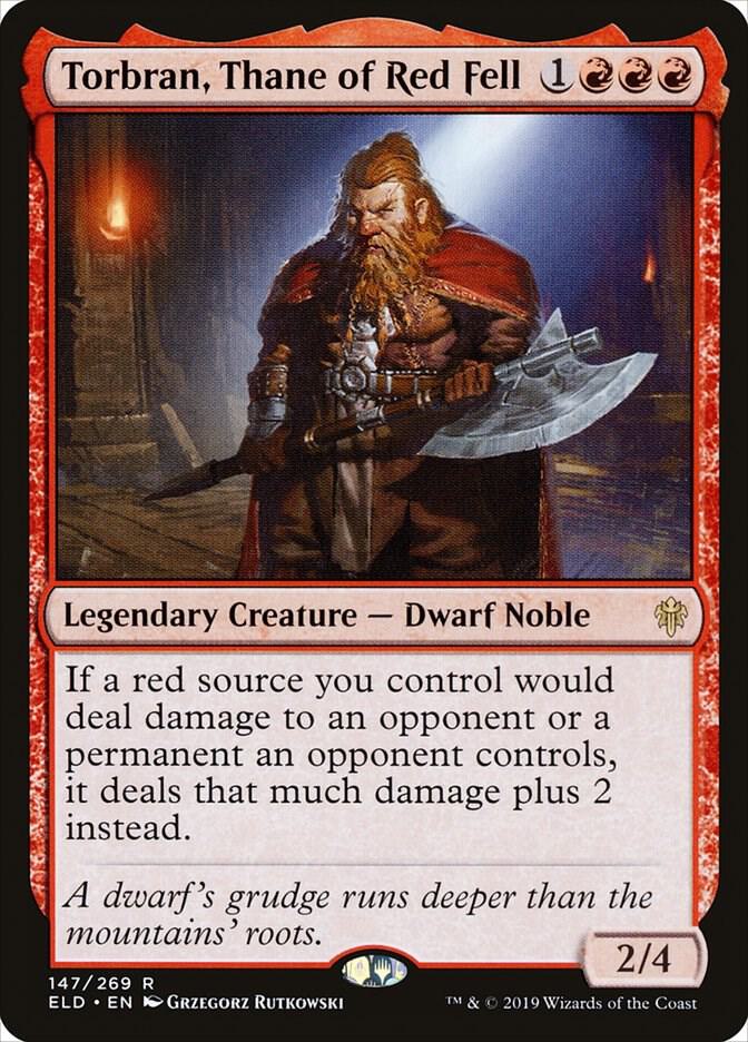 Torbran, Thane of Red Fell 147 (Throne of Eldraine)  - Foil | Good Games Adelaide SA