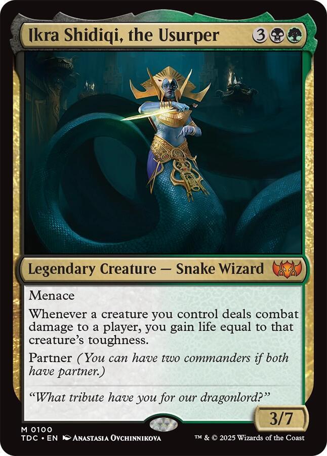 Ikra Shidiqi, the Usurper 100 (Commander: Tarkir: Dragonstorm)  | Good Games Adelaide SA