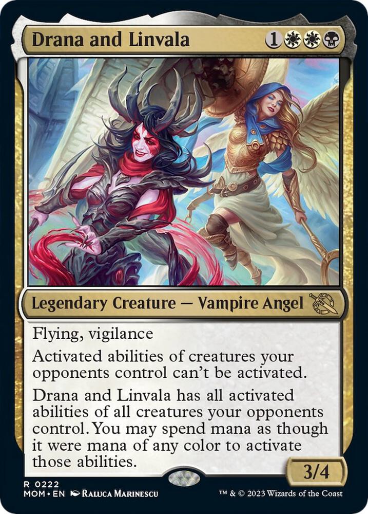 Drana and Linvala 222 (March of the Machine)  - Foil | Good Games Adelaide SA