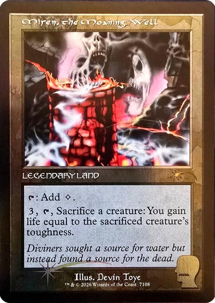 Miren the Moaning Well 7108 (Secret Lair Drop Series)  - Foil | Good Games Adelaide SA
