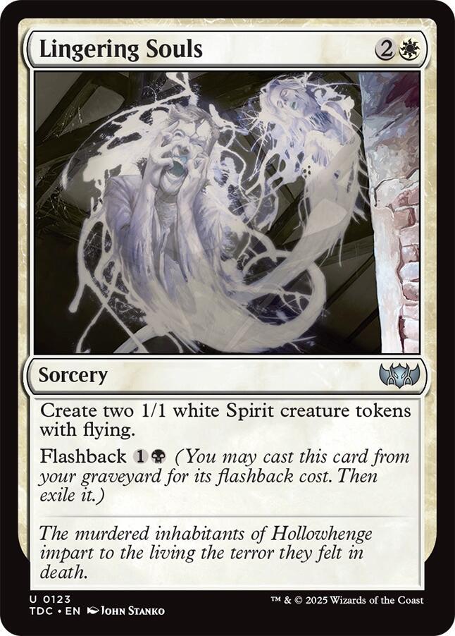 Lingering Souls 123 (Commander: Tarkir: Dragonstorm)  | Good Games Adelaide SA