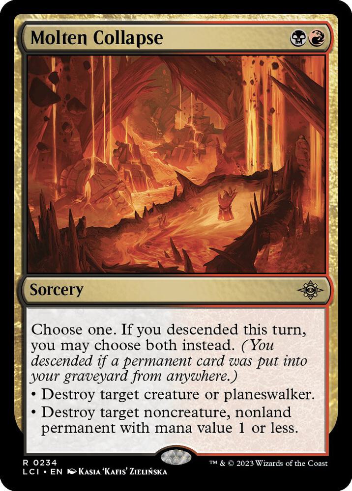 Molten Collapse 234/291 (The Lost Caverns of Ixalan)  | Good Games Adelaide SA
