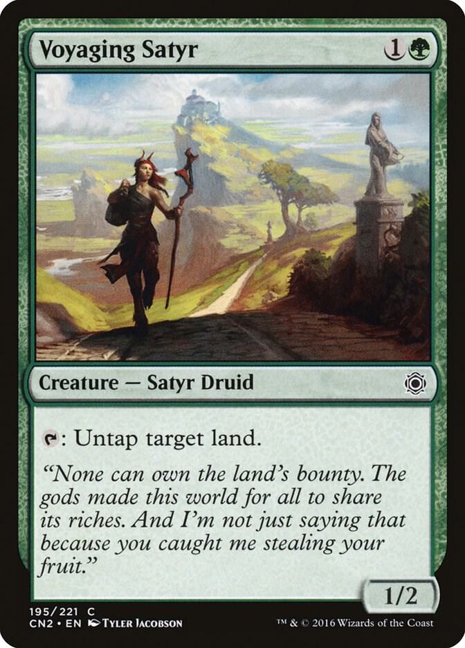 Voyaging Satyr 195 (Conspiracy: Take the Crown)  - Foil | Good Games Adelaide SA