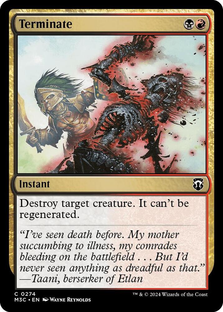 Terminate 274 (Commander: Modern Horizons 3)  | Good Games Adelaide SA