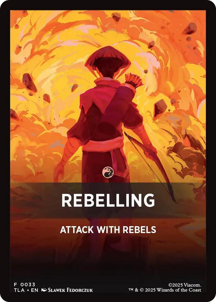 Rebelling Theme Card 33 (Avatar: The Last Airbender)  | Good Games Adelaide SA