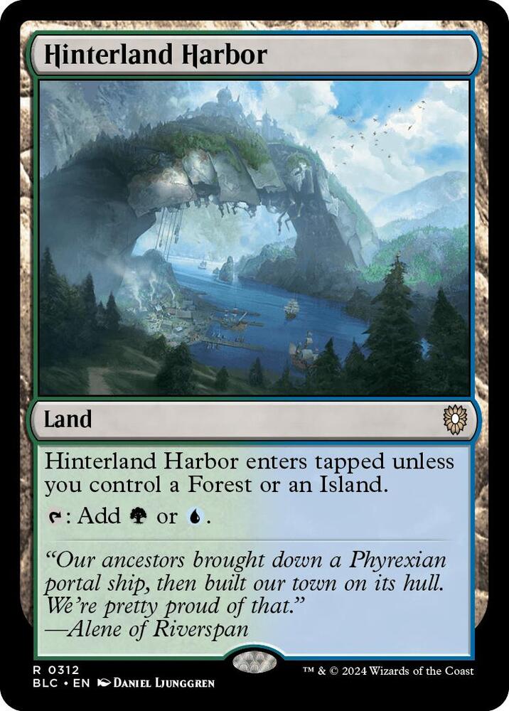 Hinterland Harbor 312 (Commander: Bloomburrow)  | Good Games Adelaide SA