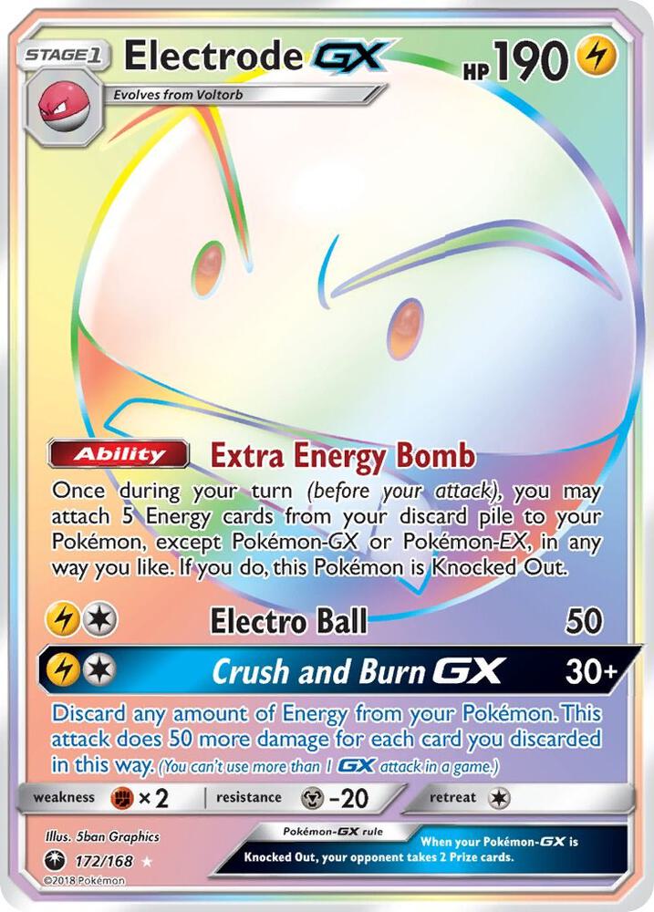 Electrode GX Secret 172/168 (SM - Celestial Storm)  - Holofoil | Good Games Adelaide SA