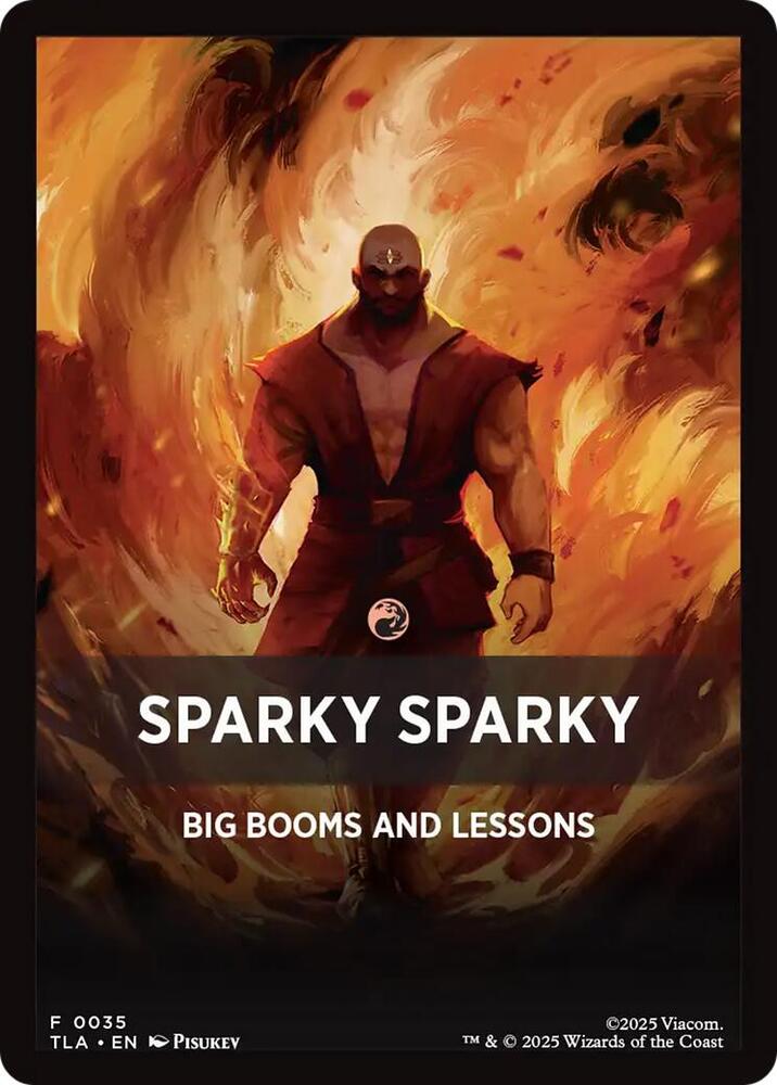Sparky Sparky Theme Card 35 (Avatar: The Last Airbender)  | Good Games Adelaide SA