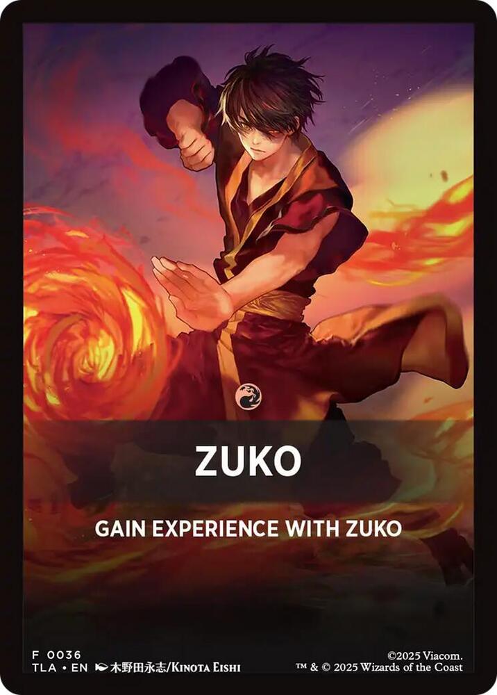 Zuko Theme Card 36 (Avatar: The Last Airbender)  | Good Games Adelaide SA