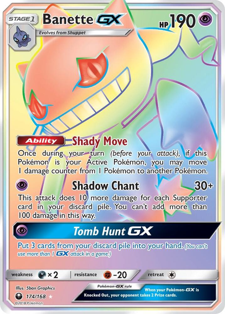 Banette GX Secret 174/168 (SM - Celestial Storm)  - Holofoil | Good Games Adelaide SA