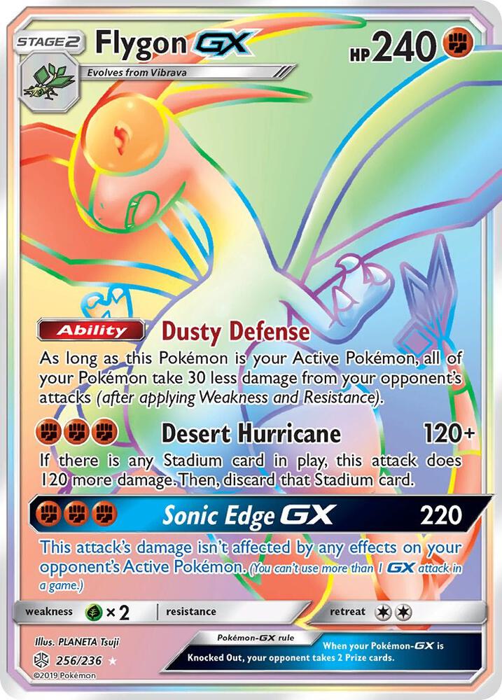 Flygon GX Secret 256/236 (SM - Cosmic Eclipse)  - Holofoil | Good Games Adelaide SA