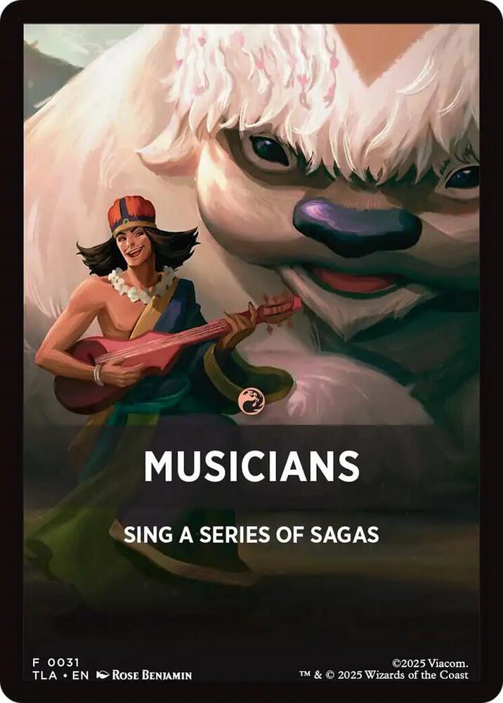 Musicians Theme Card 31 (Avatar: The Last Airbender)  | Good Games Adelaide SA