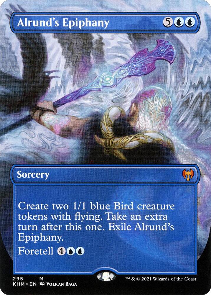 Alrund's Epiphany 295 (Kaldheim)  - Borderless Foil | Good Games Adelaide SA