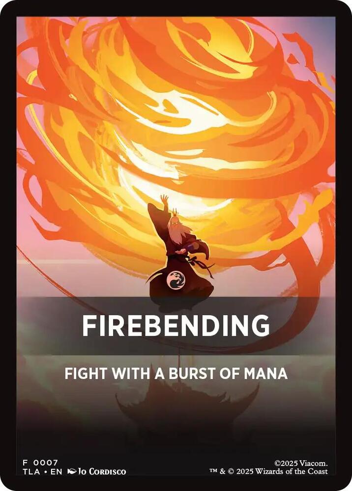 Firebending Theme Card 0007 7 (Avatar: The Last Airbender)  | Good Games Adelaide SA