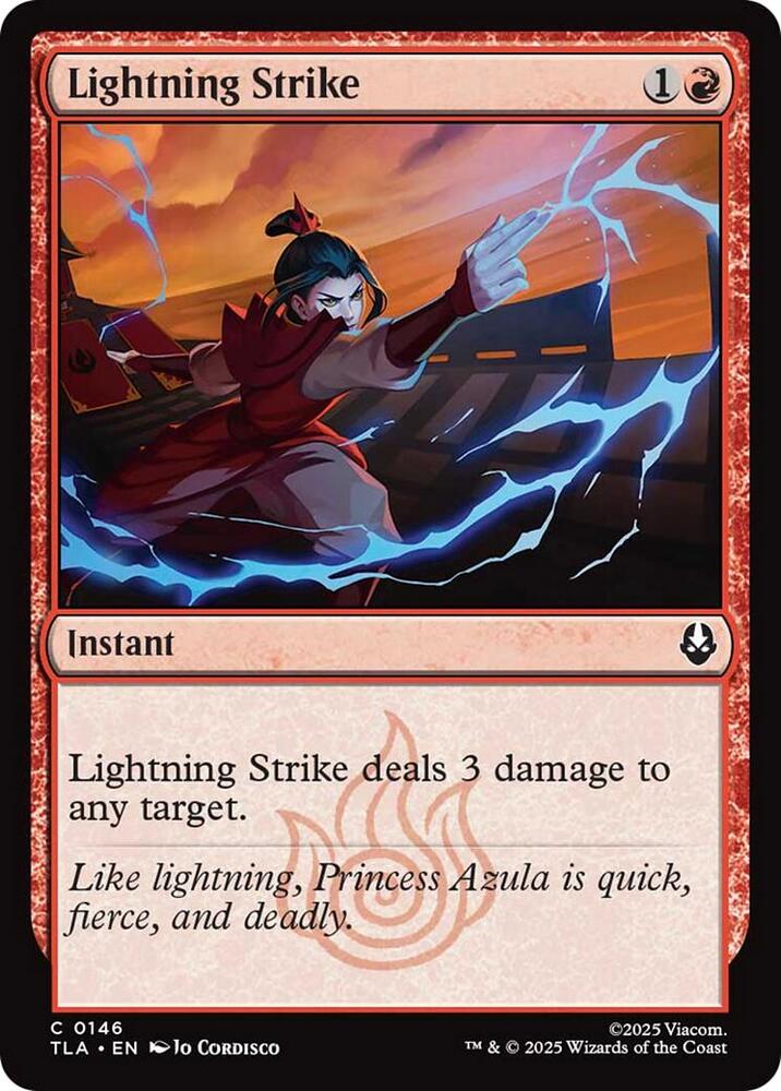 Lightning Strike 146 (Avatar: The Last Airbender)  - Foil | Good Games Adelaide SA