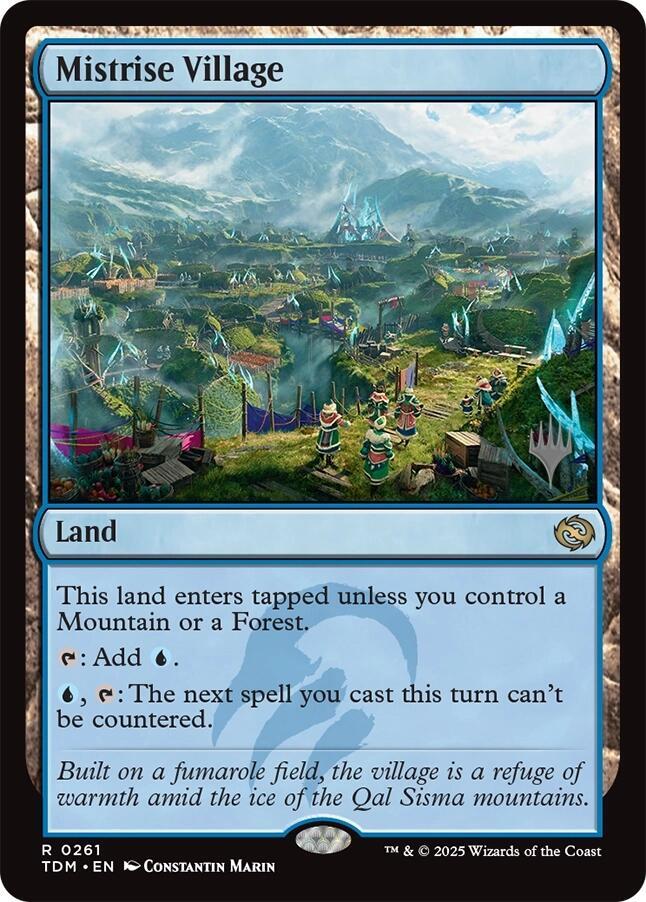 Mistrise Village 261 (Promo Pack: Tarkir: Dragonstorm)  - Foil | Good Games Adelaide SA