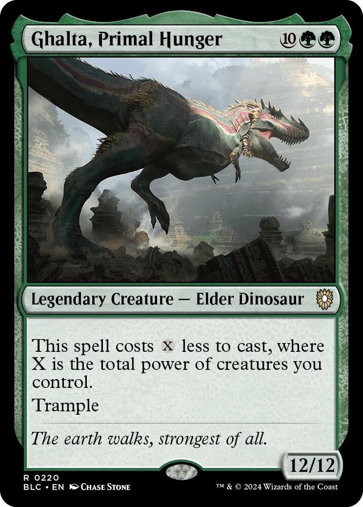 Ghalta, Primal Hunger 220 (Commander: Bloomburrow)  | Good Games Adelaide SA
