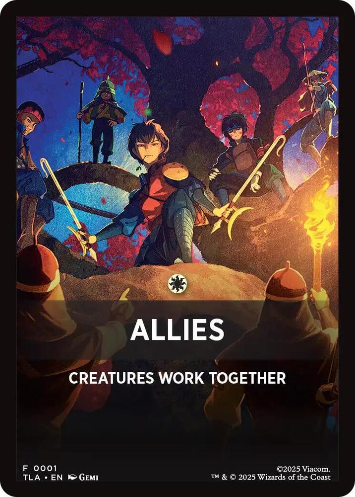 Allies Theme Card 1 (Avatar: The Last Airbender)  | Good Games Adelaide SA