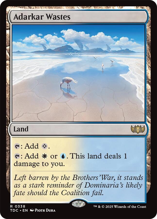 Adarkar Wastes 338 (Commander: Tarkir: Dragonstorm)  | Good Games Adelaide SA