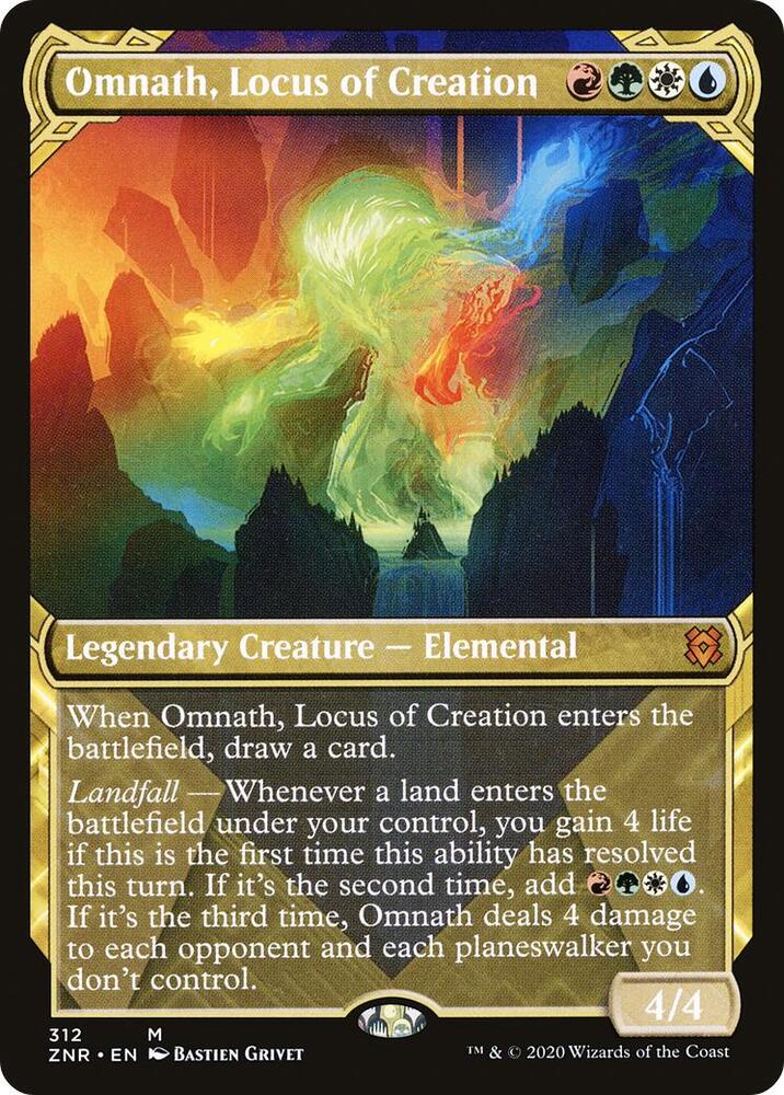 Omnath, Locus of Creation 312 (Zendikar Rising)  | Good Games Adelaide SA