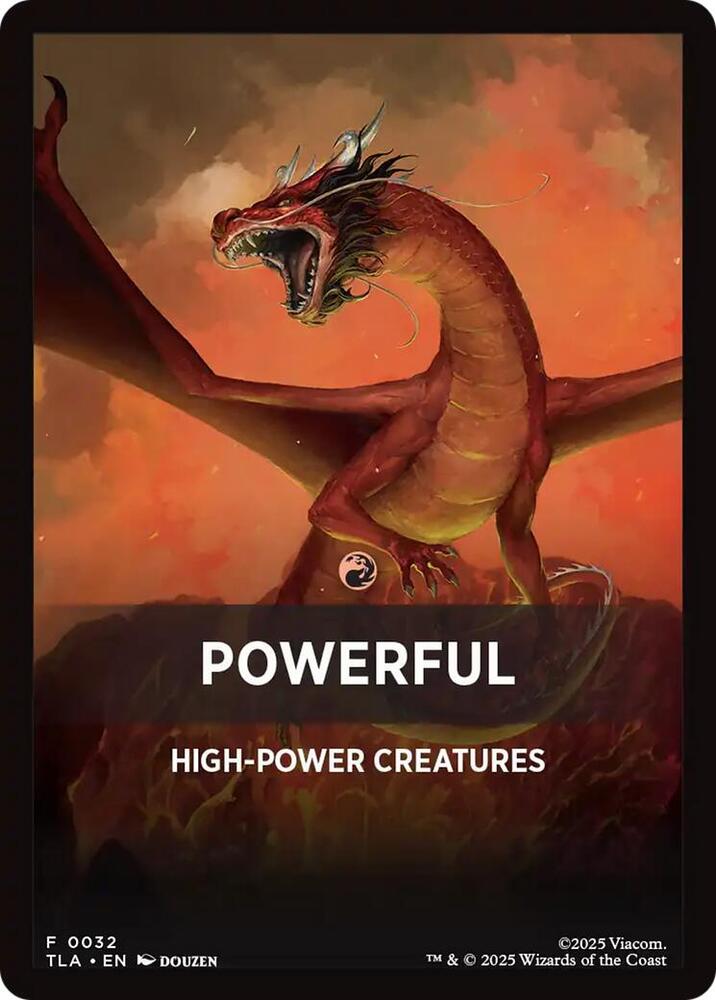 Powerful Theme Card 32 (Avatar: The Last Airbender)  | Good Games Adelaide SA
