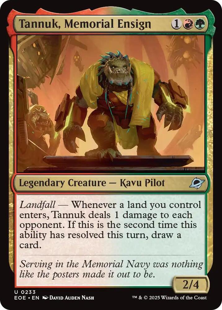 Tannuk, Memorial Ensign 233 (Edge of Eternities)  | Good Games Adelaide SA