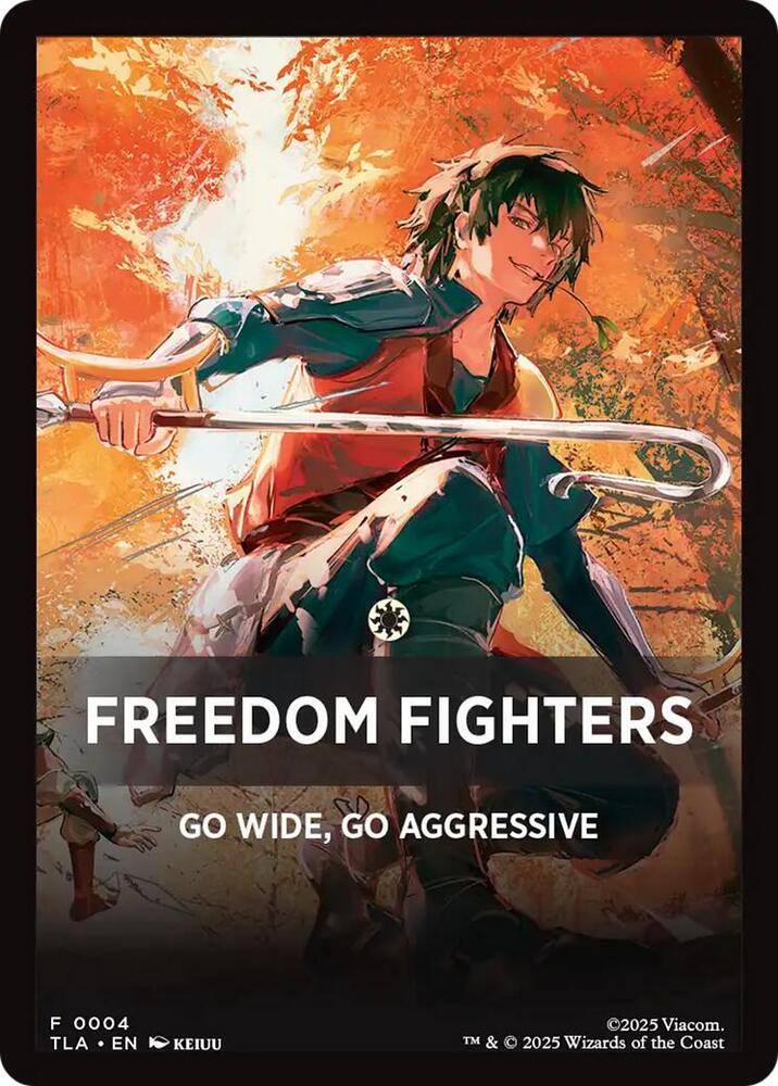 Freedom Fighters Theme Card 4 (Avatar: The Last Airbender)  | Good Games Adelaide SA