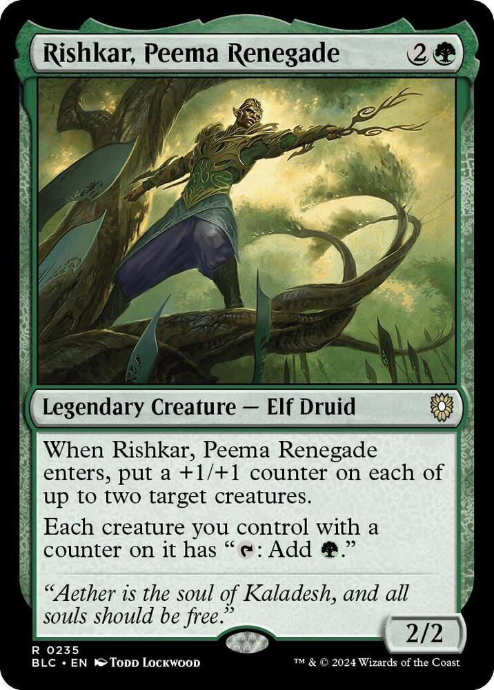Rishkar, Peema Renegade 235 (Commander: Bloomburrow)  | Good Games Adelaide SA