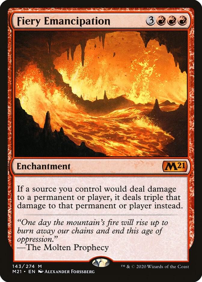 Fiery Emancipation 143 (Core Set 2021)  | Good Games Adelaide SA