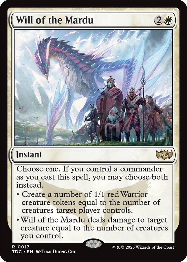 Will of the Mardu 17 (Commander: Tarkir: Dragonstorm)  | Good Games Adelaide SA