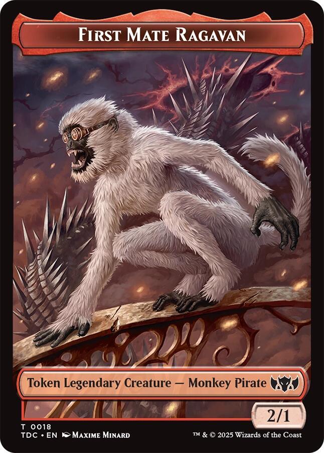 First Mate Ragavan // Treasure 18 // 16 (Commander: Tarkir: Dragonstorm)  | Good Games Adelaide SA