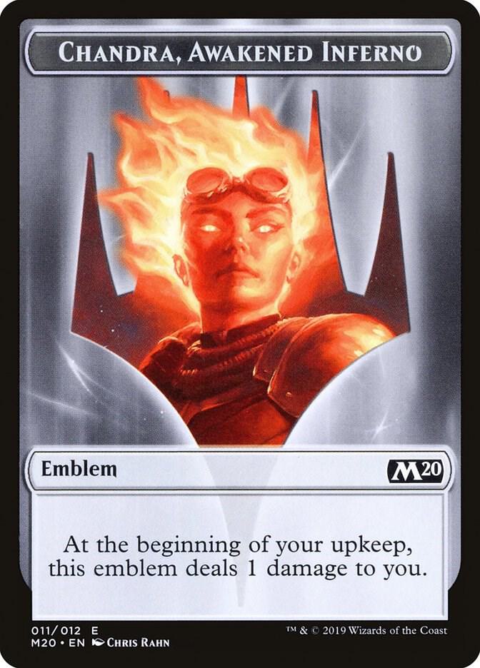 Emblem Chandra Awakened Inferno 11 (Core Set 2020)  | Good Games Adelaide SA