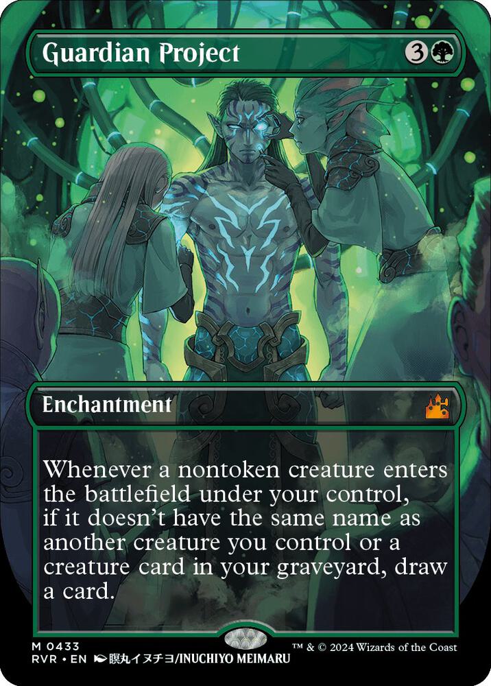 Guardian Project Anime Borderless 433 (Ravnica Remastered)  - Borderless Foil | Good Games Adelaide SA