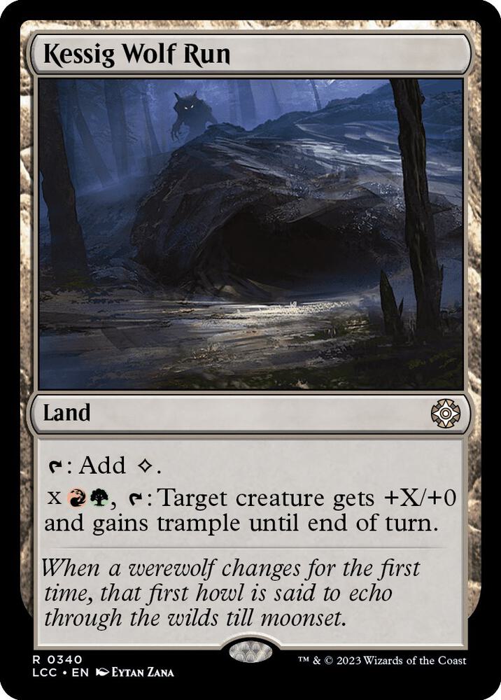 Kessig Wolf Run 340 (Commander: The Lost Caverns of Ixalan)  | Good Games Adelaide SA