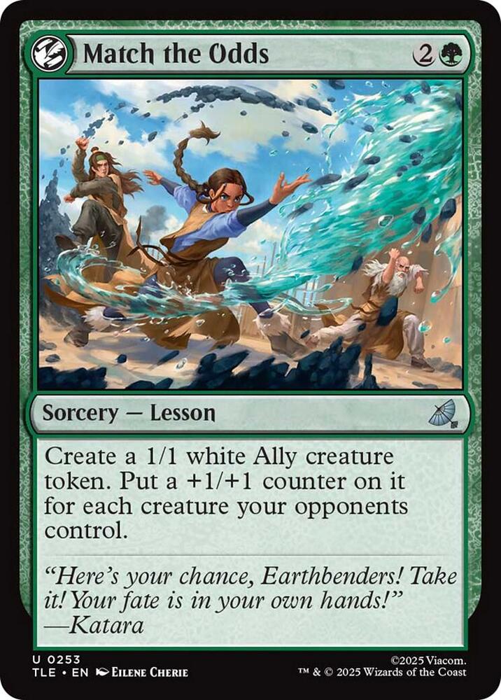 Match the Odds 253 (Avatar: The Last Airbender: Eternal-Legal)  - Foil | Good Games Adelaide SA