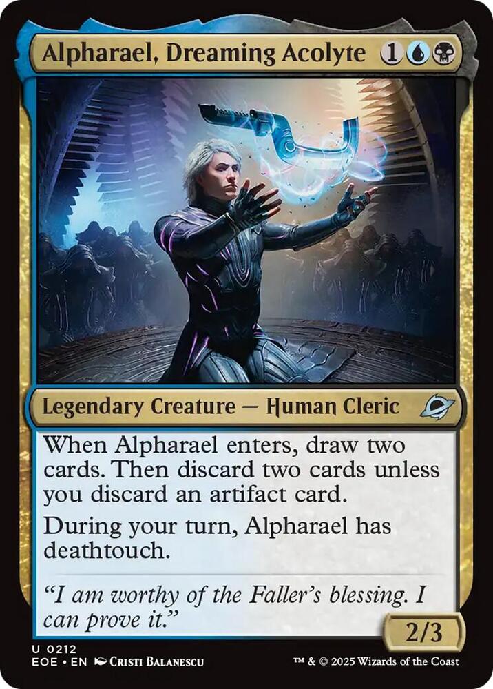 Alpharael Dreaming Acolyte 212 (Edge of Eternities)  - Foil | Good Games Adelaide SA