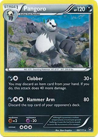 Pangoro 68 111 Cracked Ice Holo 068/111 (Deck Exclusives)  - Holofoil | Good Games Adelaide SA
