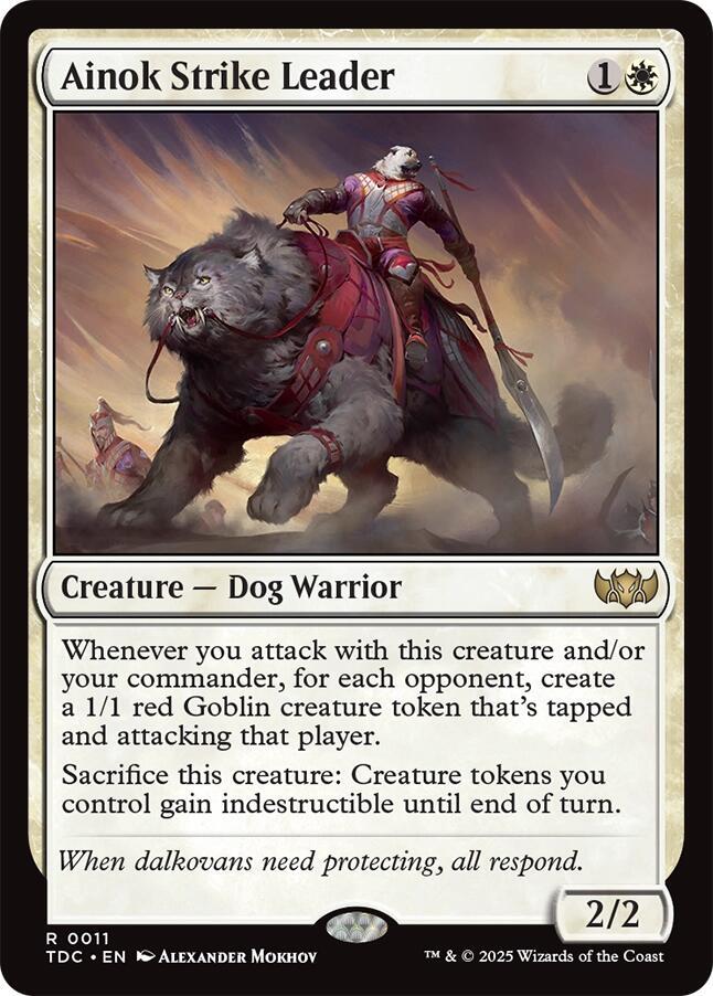 Ainok Strike Leader 11 (Commander: Tarkir: Dragonstorm)  | Good Games Adelaide SA