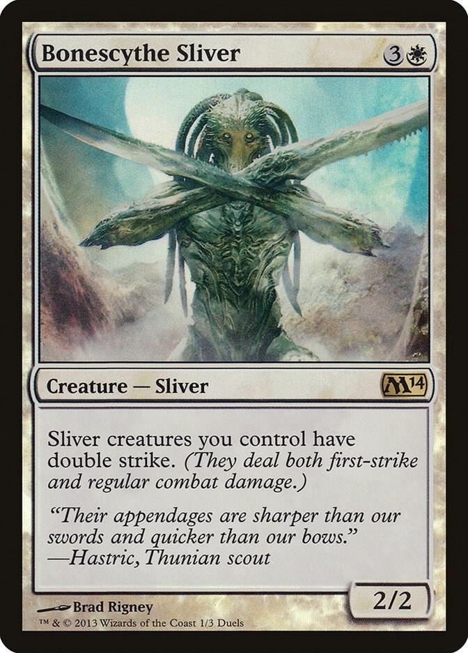 Bonescythe Sliver 1 (Media Promos)  - Foil | Good Games Adelaide SA