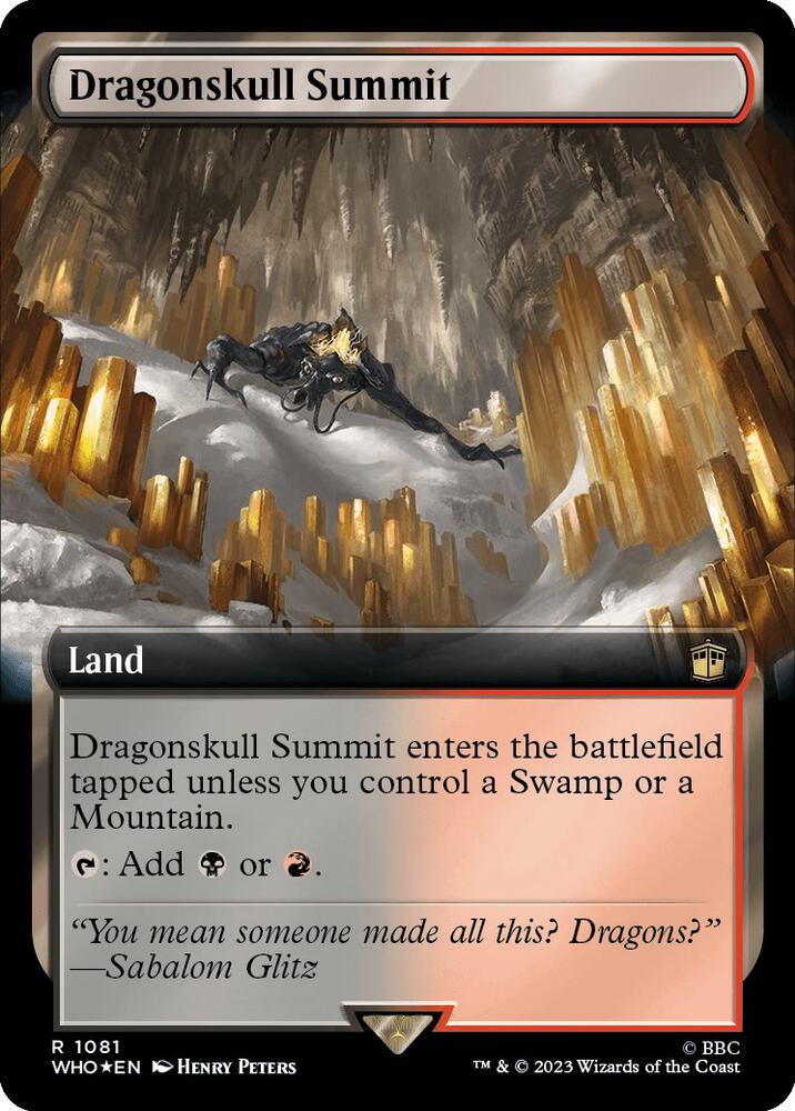 Dragonskull Summit 1081 (Universes Beyond: Doctor Who)  - Foil | Good Games Adelaide SA