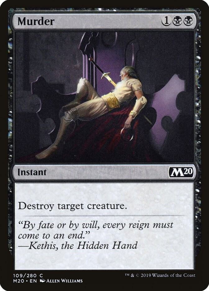 Murder 109 (Core Set 2020)  - Foil | Good Games Adelaide SA