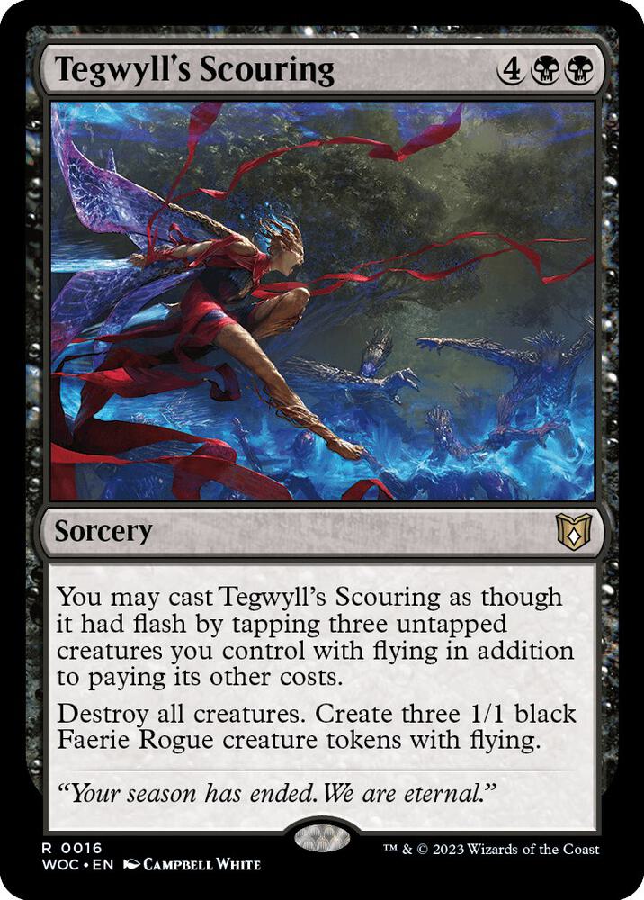 Tegwylls Scouring 16 (Commander: Wilds of Eldraine)  | Good Games Adelaide SA