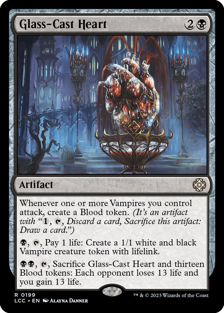 Glass Cast Heart 199 (Commander: The Lost Caverns of Ixalan)  | Good Games Adelaide SA