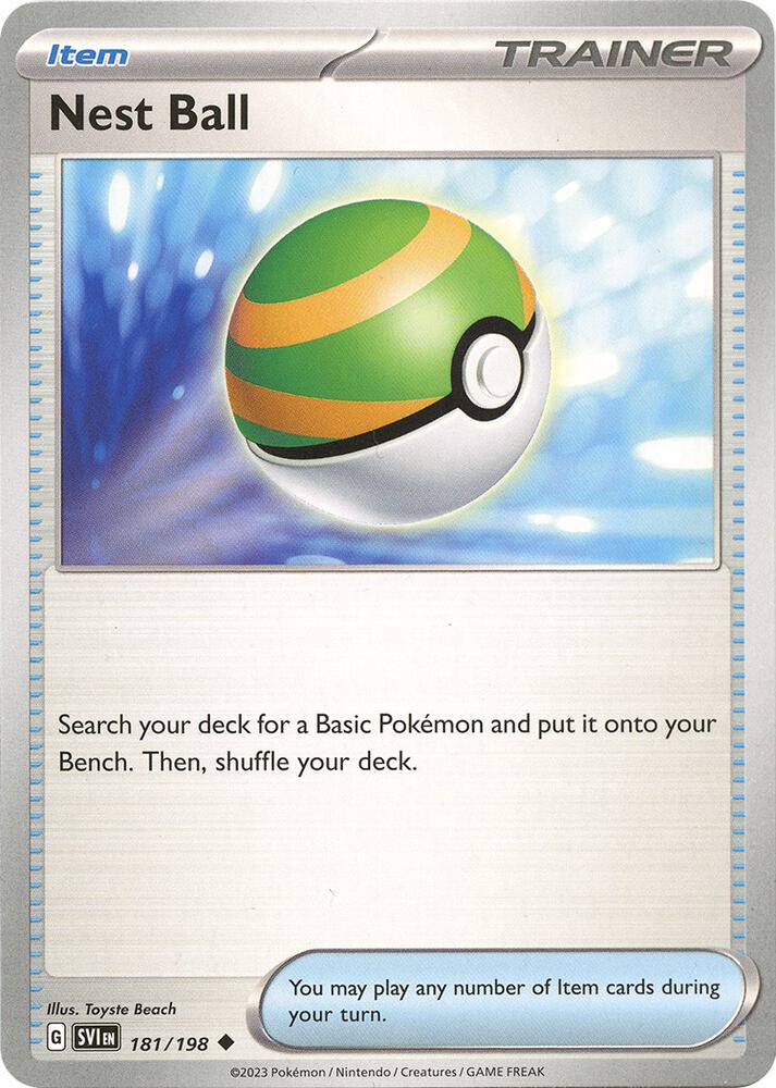 Nest Ball 181/198 (SV01: Scarlet & Violet Base Set)  | Good Games Adelaide SA